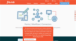 Desktop Screenshot of frevvo.com